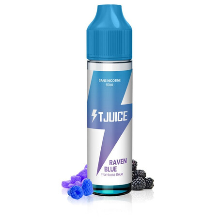 RAVEN BLUE T JUICE 50 ML | E-liquide Myrtille Premium | Kumo