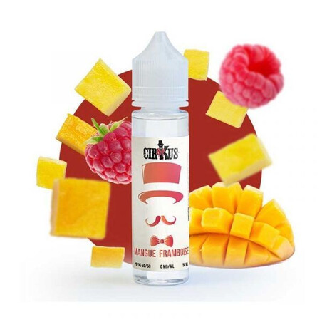 MANGUE FRAMBOISE CIRKUS 50ML | E-liquide Fruité exotique | Kumo