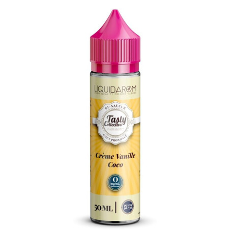 Crème Vanille Coco Tasty Collection 50ml | E-liquide Gourmand Kumo