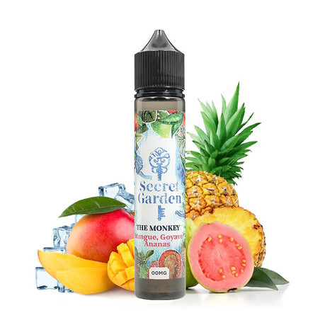 E-liquide THE MONKEY SECRET GARDEN saveur banane tropicale | Kumo
