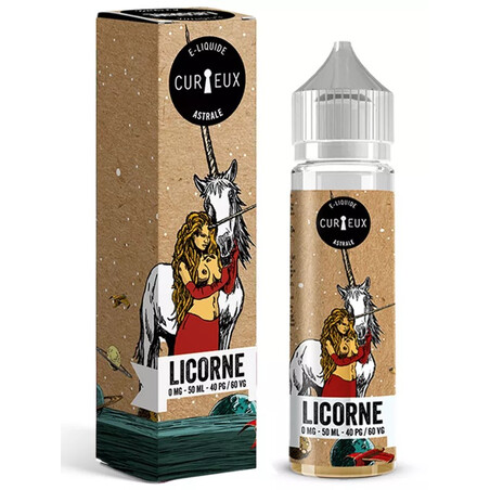 LICORNE ASTRALE CURIEUX 50ML | E-liquide fruité mystérieux | Kumo