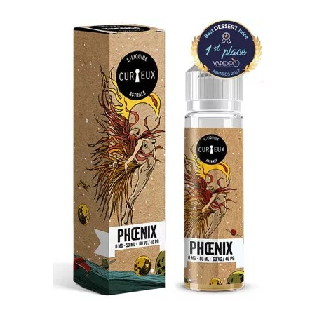E-liquide PHOENIX ASTRALE CURIEUX 50 ML | Saveurs gourmandes | Kumo