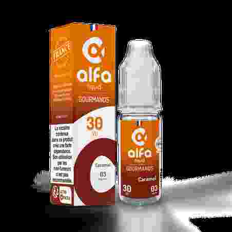 E-liquide Caramel Gourmand Alfaliquid 10ml | Saveur onctueuse | Kumo