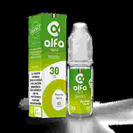 E-liquide Pomme Verte Fruité Alfaliquid 10ml | Saveur acidulée | Kumo