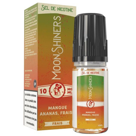 Mangue Ananas Fraise Moonshiners French Liquide 10ml | Kumo