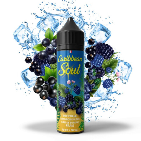 E-liquide Myrtille Framboise Sureau Bobble 50ml | Kumo