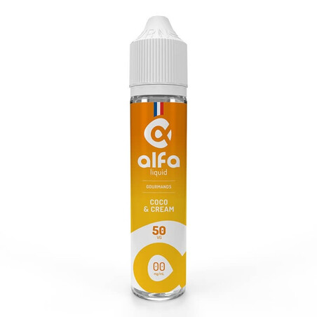Coco Cream Alfaliquid 50ml - E-liquide Fruité | Kumo