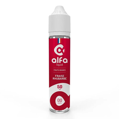Fraise Rhubarbe Alfaliquid 50ml - E-liquide Fruité | Kumo