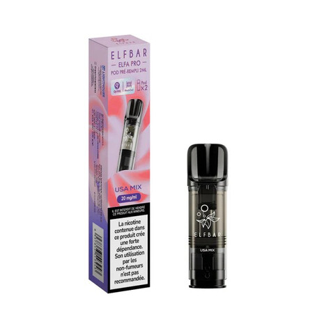 Cartouche Elfa Pro 2ml USA Mix Elfbar x2 | Kumo Vape