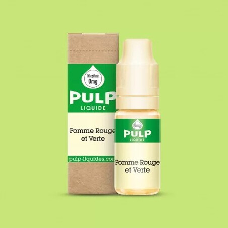E-liquide Pomme Rouge et Verte Pulp 10ml | Kumo