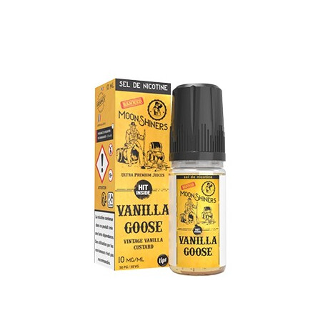 Vanilla Goose Salt Moonshiners Le French Liquide 10ml | Kumo