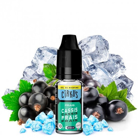 Cassis Frais Cirkus Salt VDLV 10ml - E-liquide Sels Nicotine | Kumo