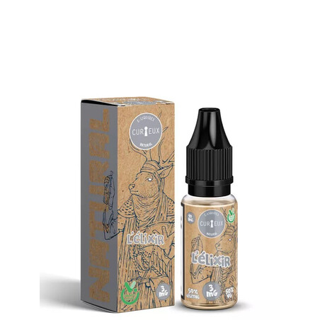 Elixir Natural Curieux 10ml - E-liquide Classique Frais | Kumo